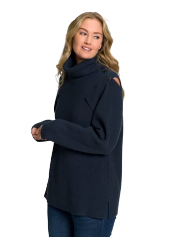 Ulla Popken Rollkragenpullover in marine