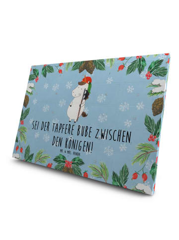 Mr. & Mrs. Panda Tee Adventskalender Einhorn  mit Spruch in Eisblau