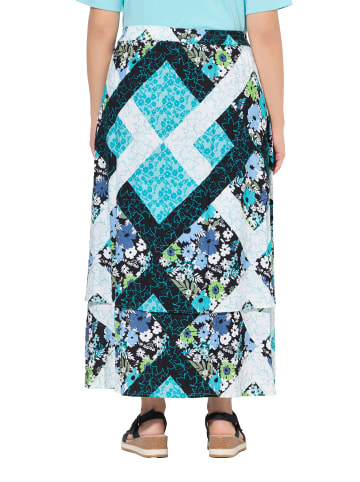 Ulla Popken Rock in blautürkis