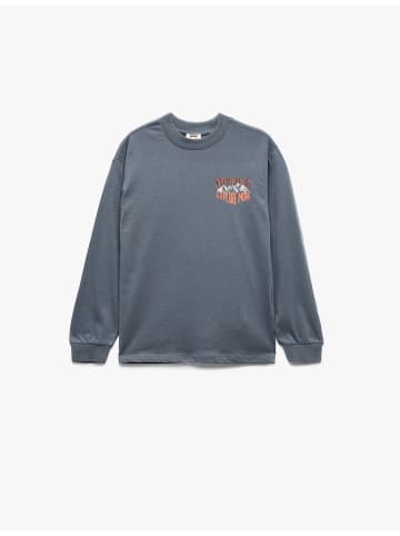 KOTON TSHIRT LS in Blau