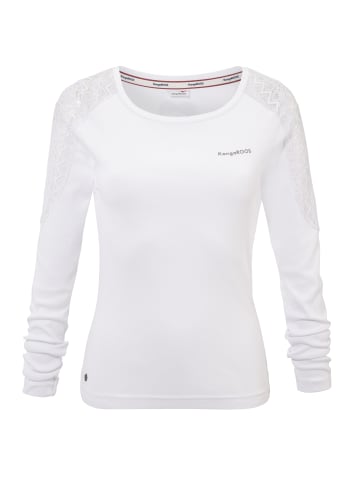 Kangaroos Langarmshirt in weiß