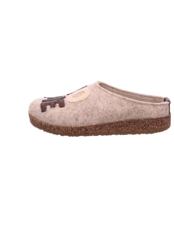 HAFLINGER Hausschuh Grizzly Home in beige
