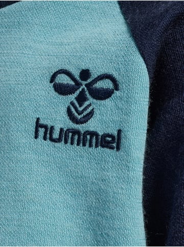 Hummel Sweatshirt Raglanärmel Hmlwulbato Mädchen in MINERAL BLUE