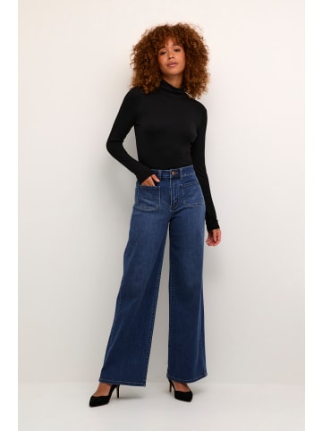 Kaffe Jeans KAkarla Regular fit in Medium Blue Washed Denim