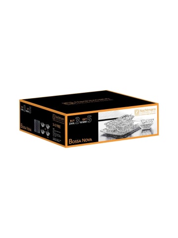Nachtmann 5er Set Servierplatten Bossa Nova in transparent