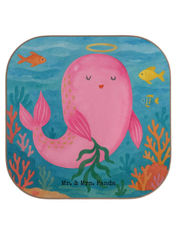 Mr. & Mrs. Panda gläseruntersetzer Sternzeichen Jungfrau Design ... in Weiß