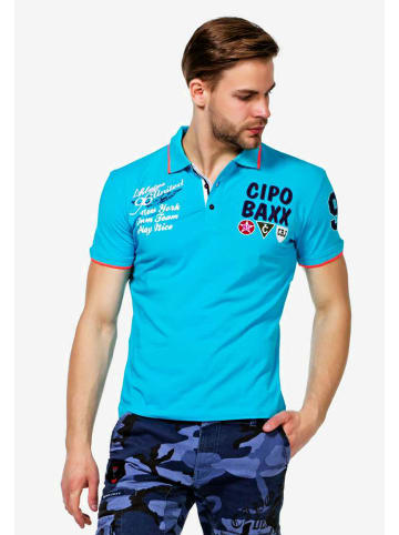 Cipo & Baxx Poloshirt in Babyblue