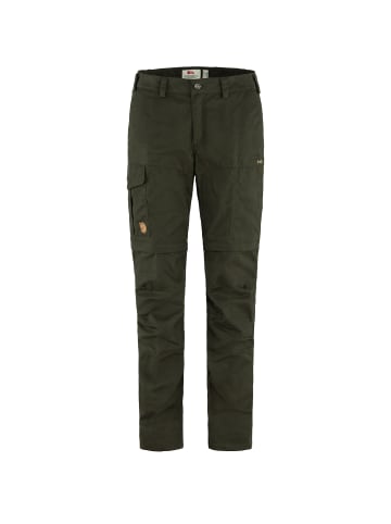 FJÄLLRÄVEN Outdoorhose Karla Pro Zip-off Trousers in Dunkeloliv