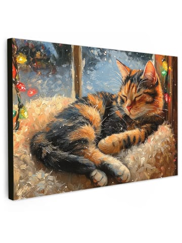 MuchoWow Leinwand Bilder Bernsteinfarben