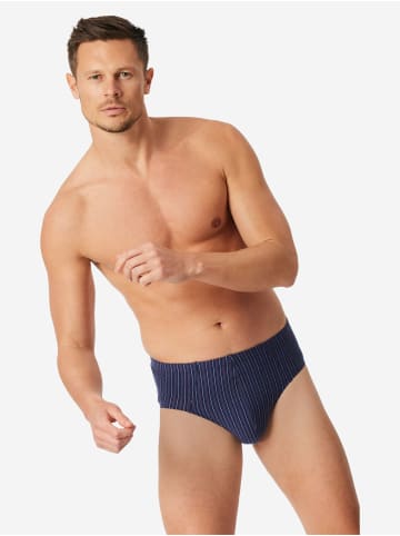 Schiesser Minislip 955 Essentials in schwarz, blau