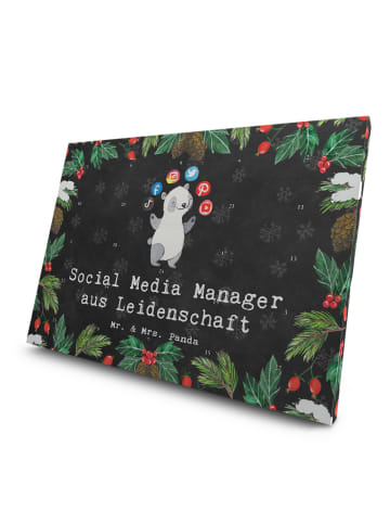 Mr. & Mrs. Panda Tee Adventskalender Social Media Manager Leiden... in Kreidetafel