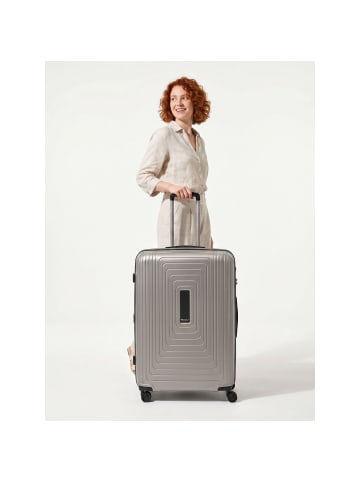 Redolz Essentials 14 4 Rollen Trolley L 77 cm mit Dehnfalte coffee grey metallic