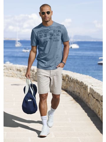 John Devin T-Shirt in blau