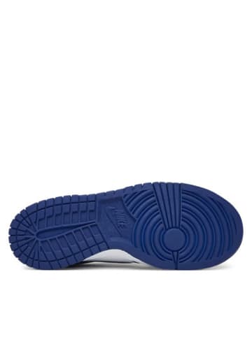 Nike Sneaker DUNK in Bianco/Hyper Royal/Hyper Royal