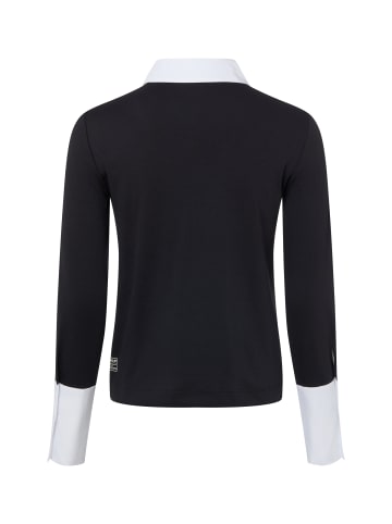 MARC CAIN COLLECTIONS Poloshirt in marine weiß