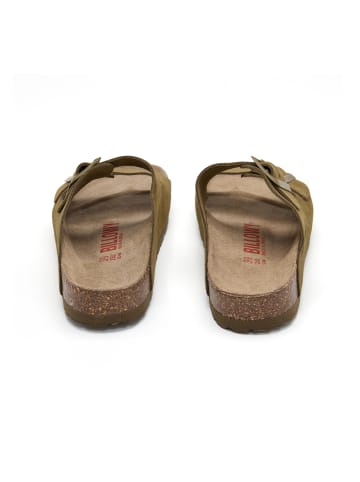 billowy Pantoletten  in khaki