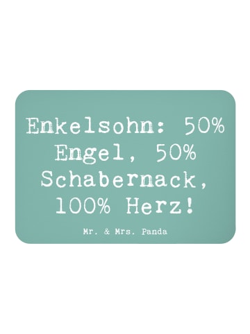 Mr. & Mrs. Panda Magnet Spruch Enkelsohn Herz mit Spruch in Meeresbrise