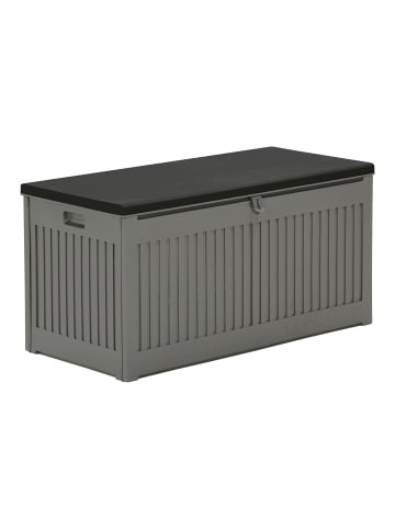 GMD Living Outdoor Kissenbox "PRIMO BLACK" 270l wasserdicht in Farbe Grau - Schwarz