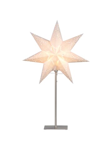 STAR Trading Tischlampe Stern 'Sensy', weiß, 55cm in Weiß