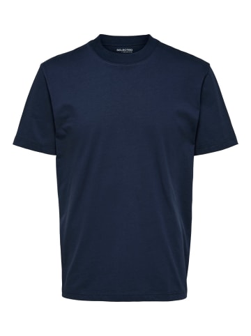 SELECTED HOMME T-Shirt SLHRELAXCOLMAN in Blau