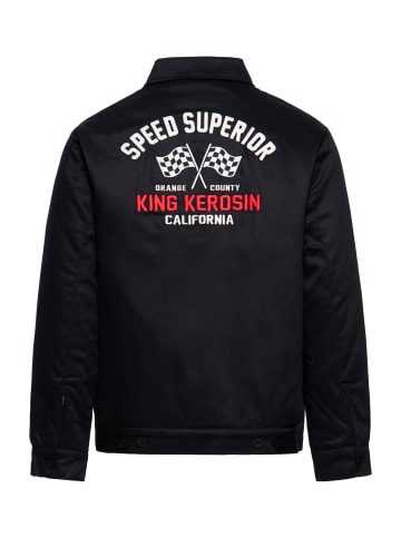 King Kerosin King Kerosin Worker-Jacke Speed Superior in schwarz