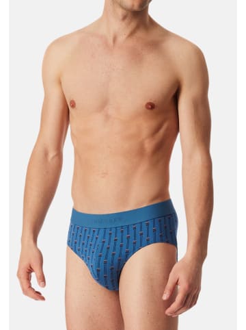 Schiesser Rio Slip / Unterhose 95/5 Cotton in Dunkelblau