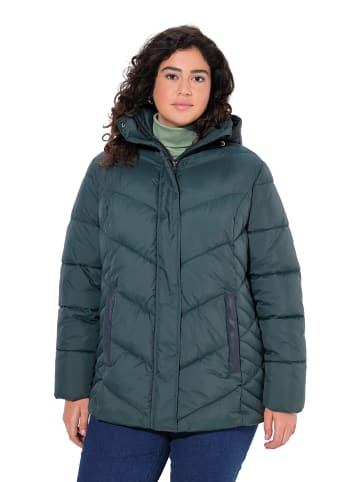 Ulla Popken Steppjacke in dunkelgrün