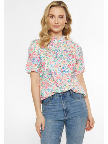 usha FESTIVAL Women Blouse in multicolour pink
