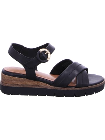 Tamaris Keilsandalette in schwarz