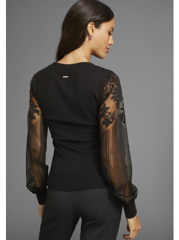 Laura Scott Rundhalspullover in schwarz