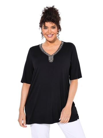 Ulla Popken Shirt in schwarz