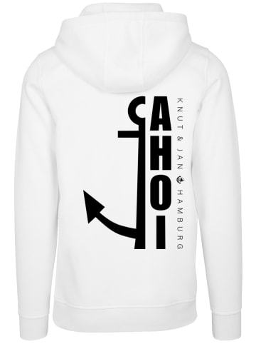 F4NT4STIC Hoodie Ahoi Anker Crop Knut & Jan Hamburg in weiß