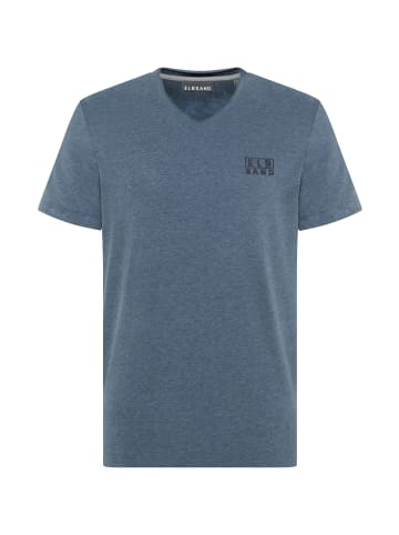 ELBSAND T-Shirt Ingvar in Midnight Sea Melange