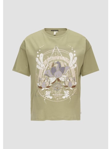 QS T-Shirt in 72D0_helles olivgrün