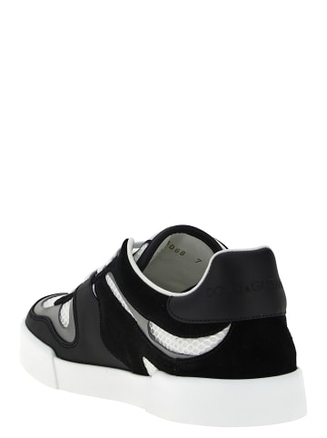 Dolce & Gabbana Zweifarbig Kalbsleder Sneaker