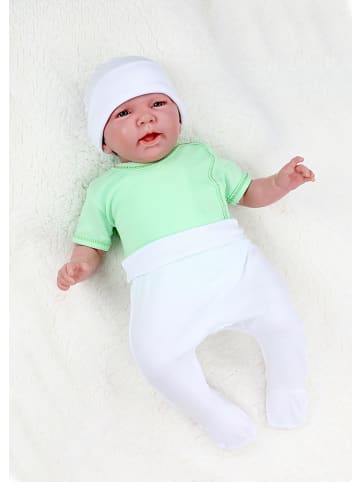 TupTam Unisex Baby Kurzarm Wickelbody 5er Pack in blau/grün