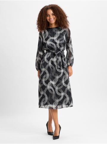 More & More Kleid in schwarz grau - 0001