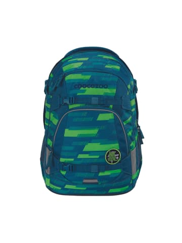 Coocazoo Rucksack MATE Lime Stripe in grün-blau
