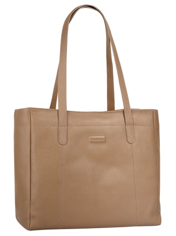 Bugatti Reisetasche ELSA echt Leder in sand