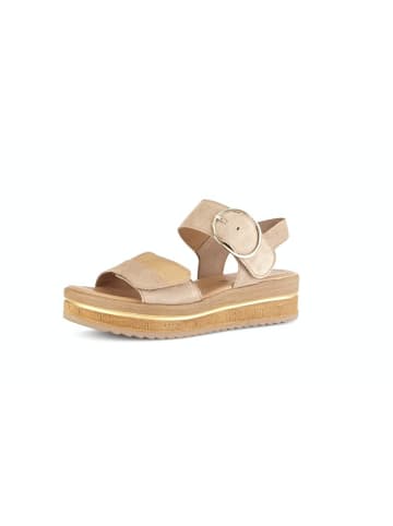 Gabor Plateau Sandalen für Damen in beige