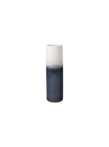 like. by Villeroy & Boch Vase Lave Home ↕ 25 cm in weiß-blau