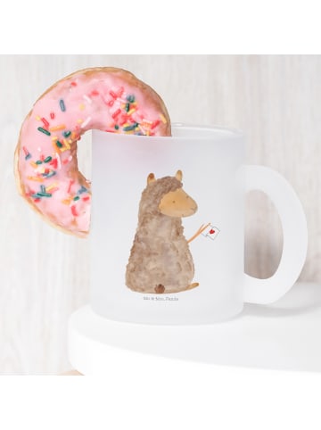 Mr. & Mrs. Panda Kaffeetasse Alpaka Fahne ohne Spruch in Transparent