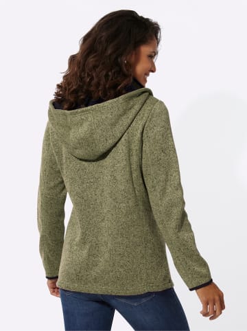 WITT WEIDEN Fleece-Jacke in schilf-meliert