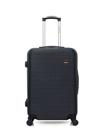BlueStar Mittelgroßer Koffer LONDON in Schwarz (64L)