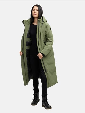 Navahoo Wintermantel Schneewächter 14 in Olive Leaf