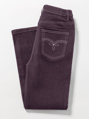 Sieh an! Jeans in aubergine