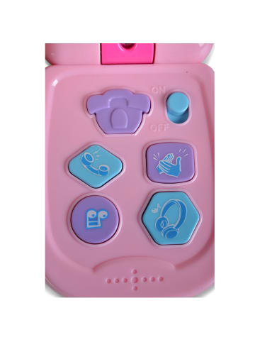 Moni Kinder Musikspielzeug Telefon in rosa