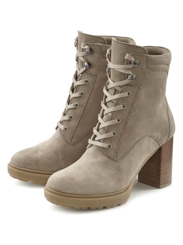 LASCANA High-Heel-Stiefelette in taupe