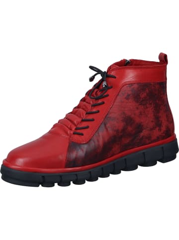 manitu Schnürstiefeletten, Freizeit Stiefel, Freizeit Stiefeletten in rot