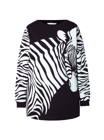 MIAMODA Sweatshirt in schwarz